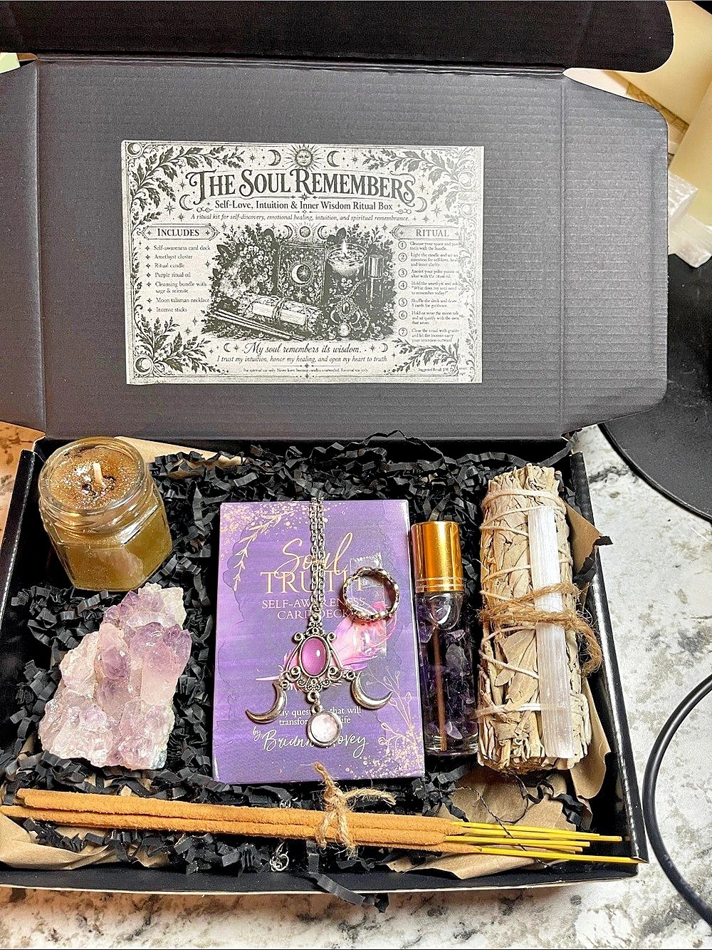 The Soul Remembers Self-Love, Intuition & Wisdom Ritual Gift Box
